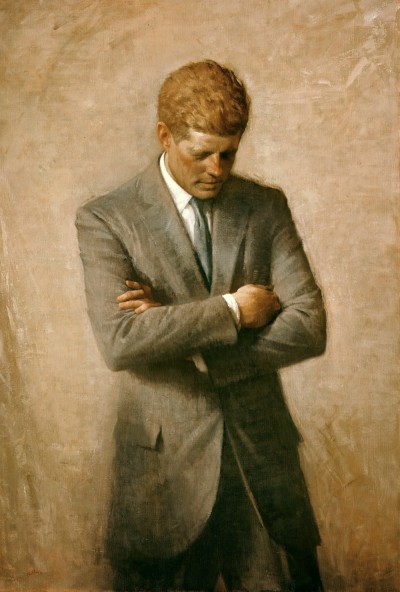 John F. Kennedy by Aaron Shikler